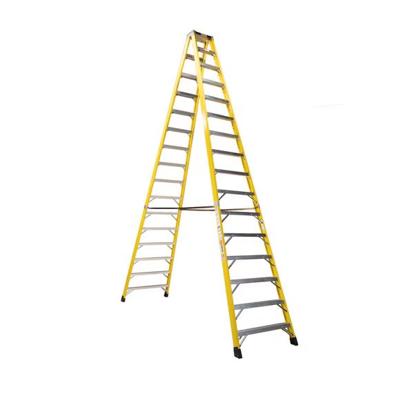 16 ft Fiberglass Stepladder, Bauer Ladder, Mfr#: 35216